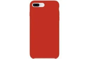 Чехол силиконовый для Apple iPhone 7 Plus, Apple iPhone 8 Plus (красный) 