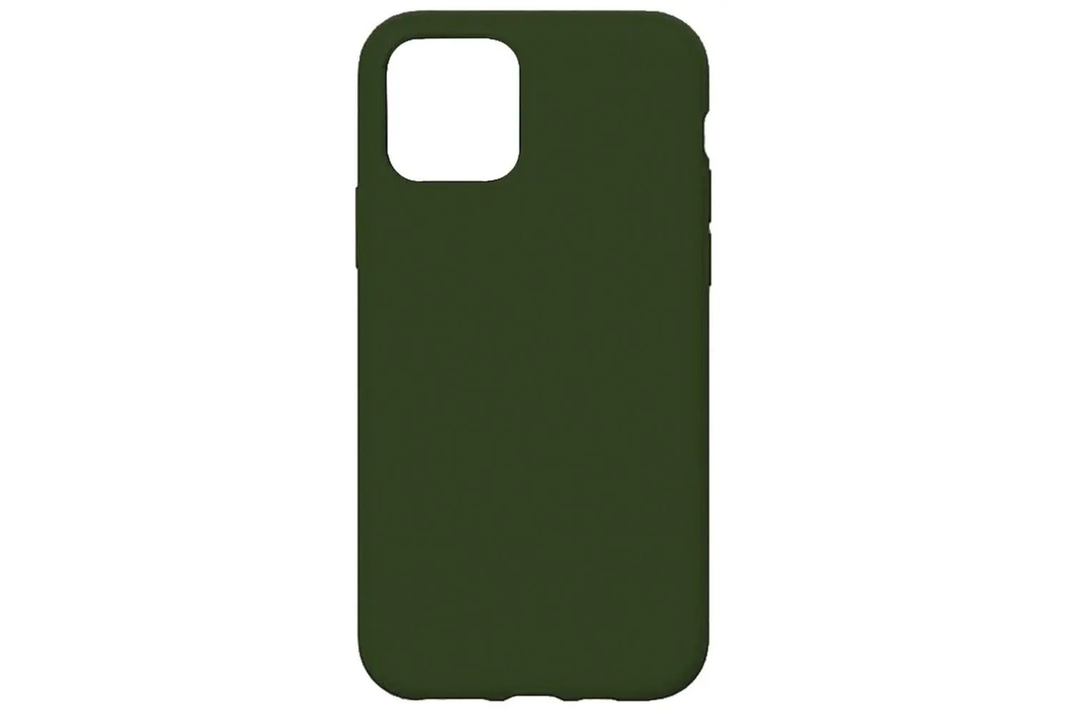 Чехол силиконовый для Apple iPhone 12 Pro Max (тёмно - зелёный)