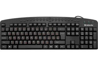 Клавиатура проводная мультимедийная Defender Atlas HB-450 (черный)
