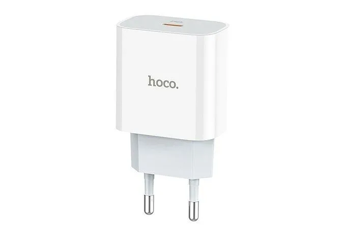 Сетевое зарядное устройство Hoco C76A Speed source PD+QC 3.0 charger (Белый)