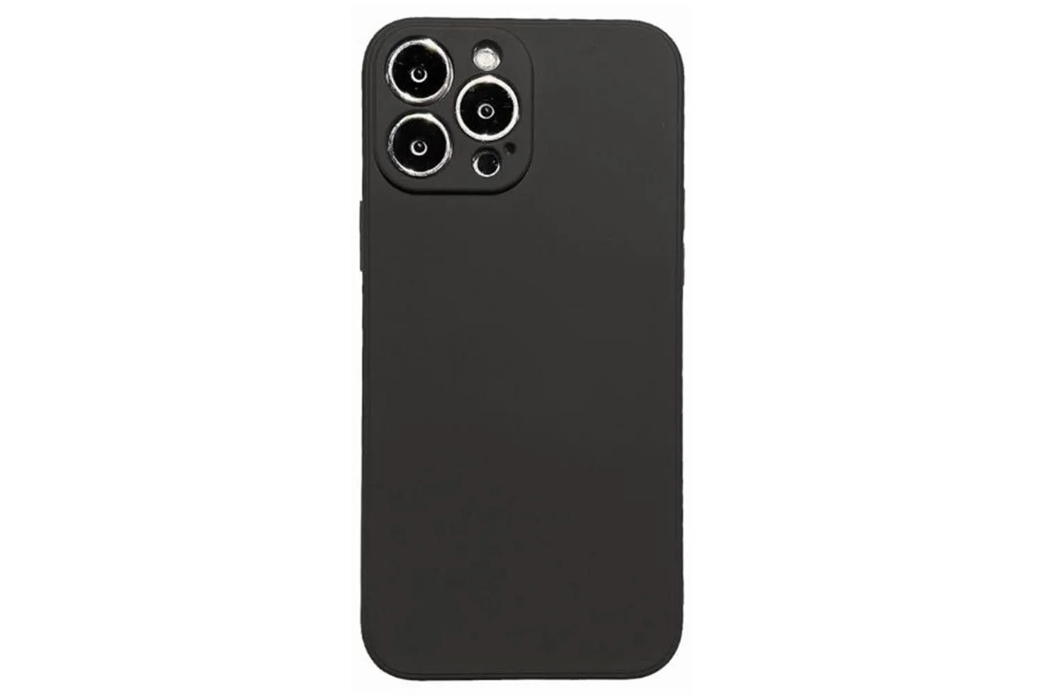 Чехол силиконовый с защитой камеры для Apple iPhone 13 Pro Max (графит)