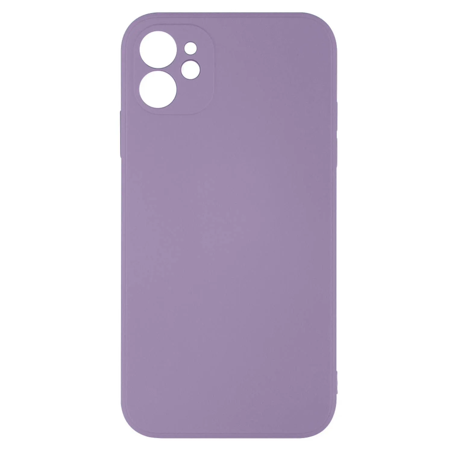 Чехол силиконовый с защитой камеры для Apple iPhone 11 (пурпурный)