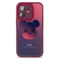 Чехол пластиковый для Apple iPhone 11, с защитой под камеру, с принтом (красный)