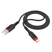 Кабель HOCO X59 Victory USB - MicroUSB 2.4 А, 2м (черный)