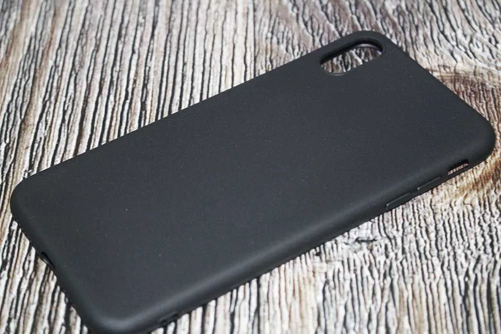 Чехол силиконовый для 1.2mm для Apple iPhone Xs Max Type 2 (черный)