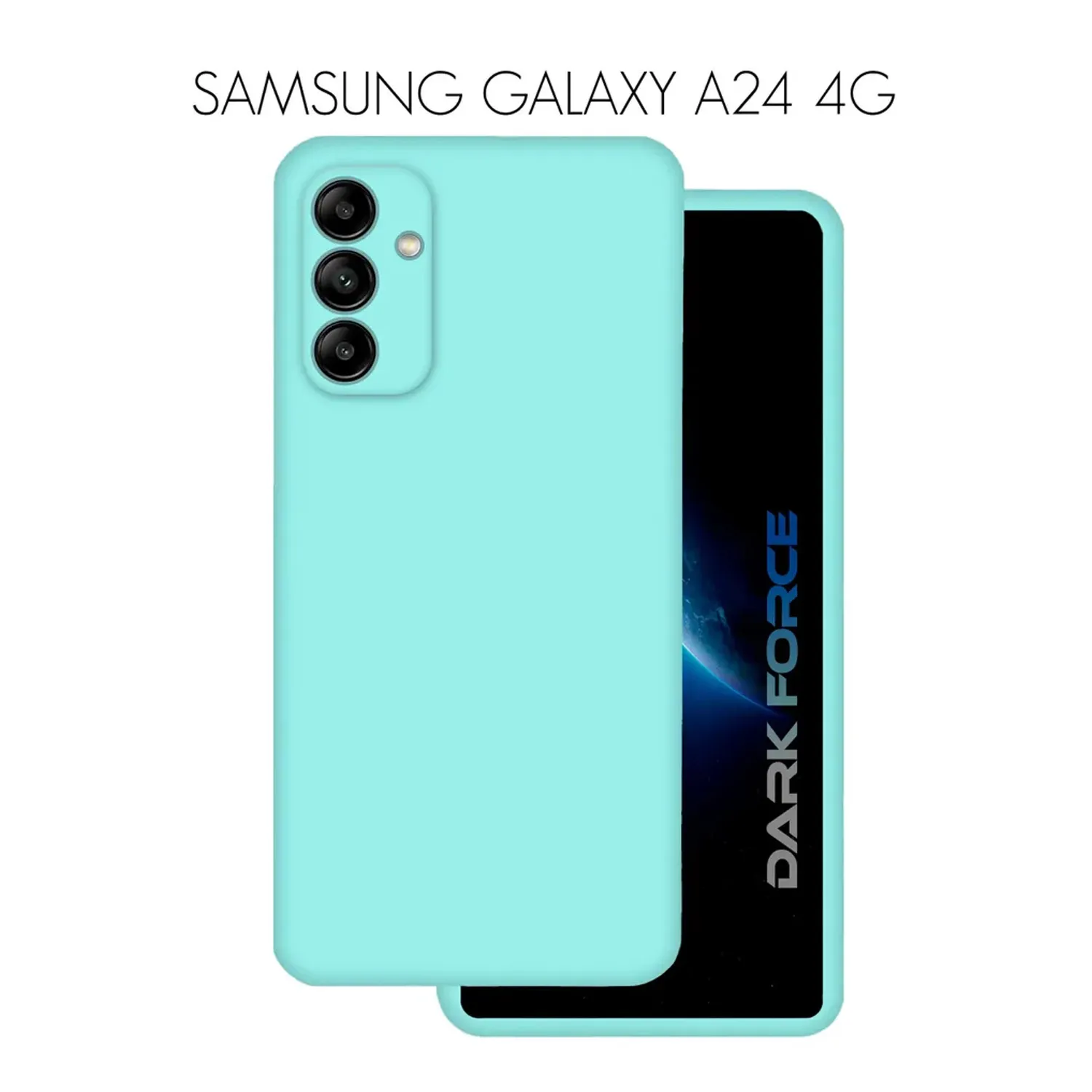 Cиликоновый чехол FASHION CASE Samsung Galaxy A24 4G (морская волна)