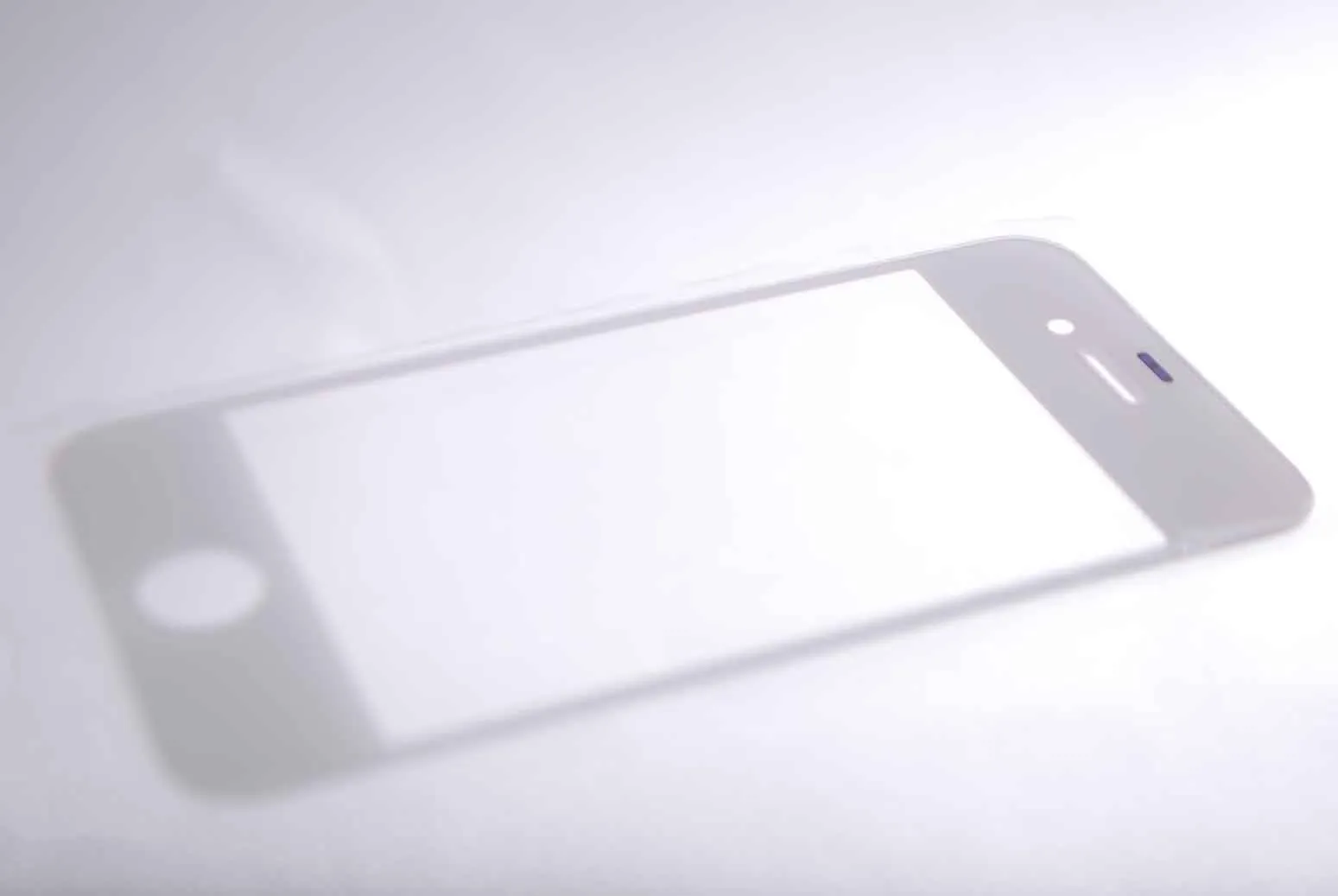 Стекло Apple iPhone 4 (белый) для переклейки на дисплей