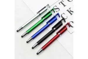 Стилус держатель-подставка ручка 3 в 1 1шт (цвет в ассортименте)