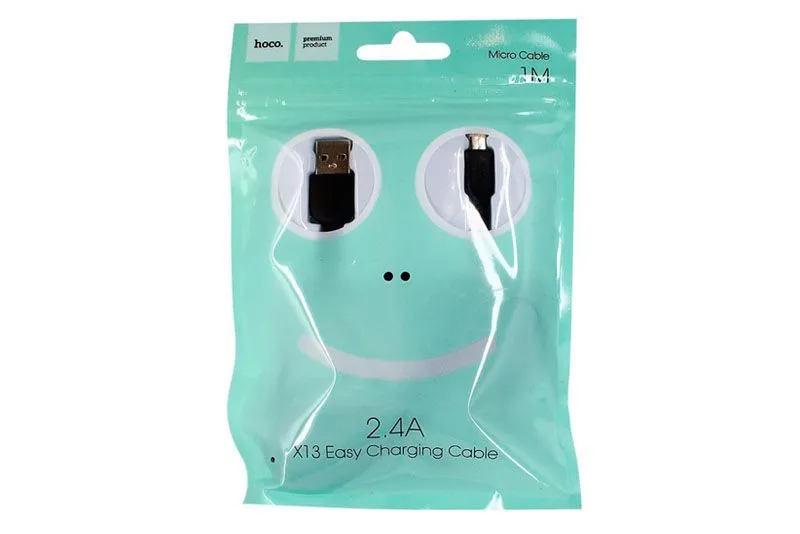 Кабель USB - MicroUSB HOCO X13 Easy, 1м (черный)