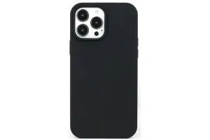 Чехол силиконовый для Apple iPhone 14 Pro Max (черный)