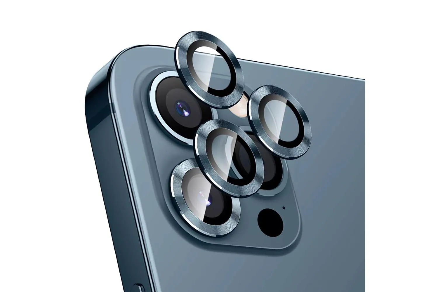 Защитные линзы для камеры Apple iPhone 14 Pro, 14 Pro Max (синий)