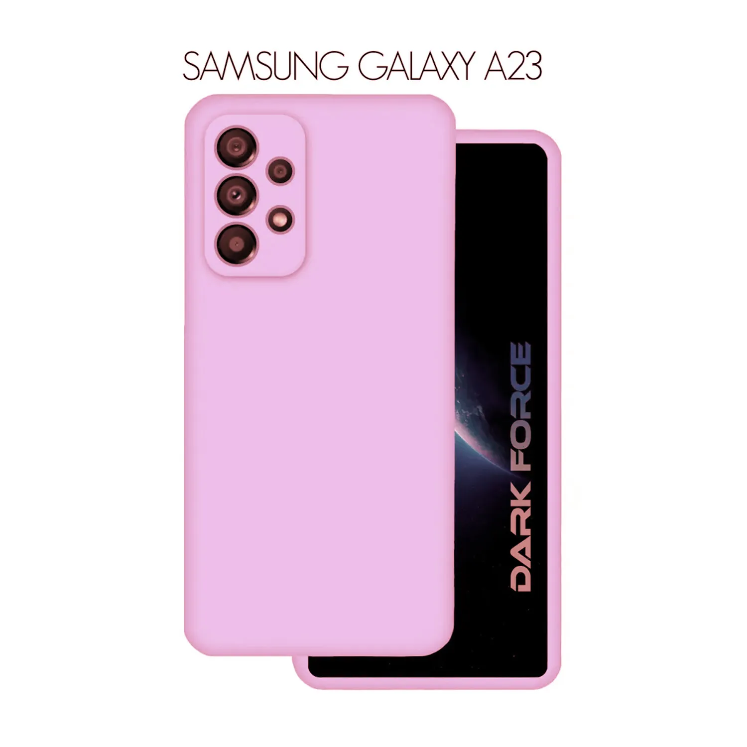 Cиликоновый чехол FASHION CASE Samsung Galaxy A23, Galaxy A235F (розовое золото)