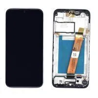 Дисплей Samsung Galaxy M01 Core в сборе с сенсором, ориг (черный)