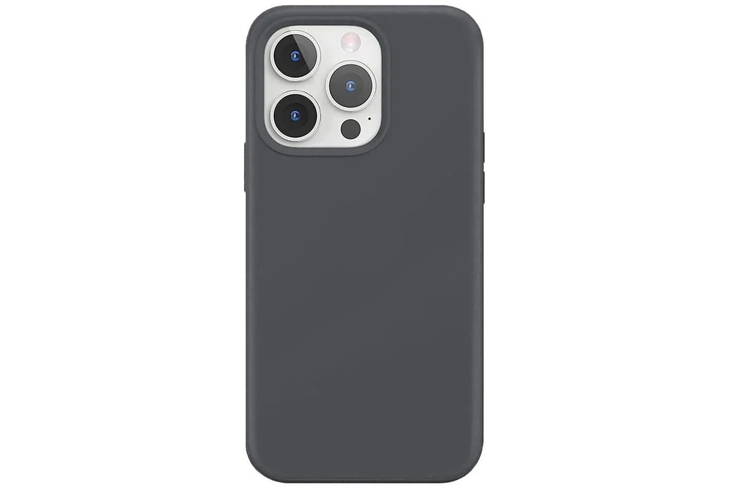 Чехол силиконовый для Apple iPhone 13 Pro Max (серый)