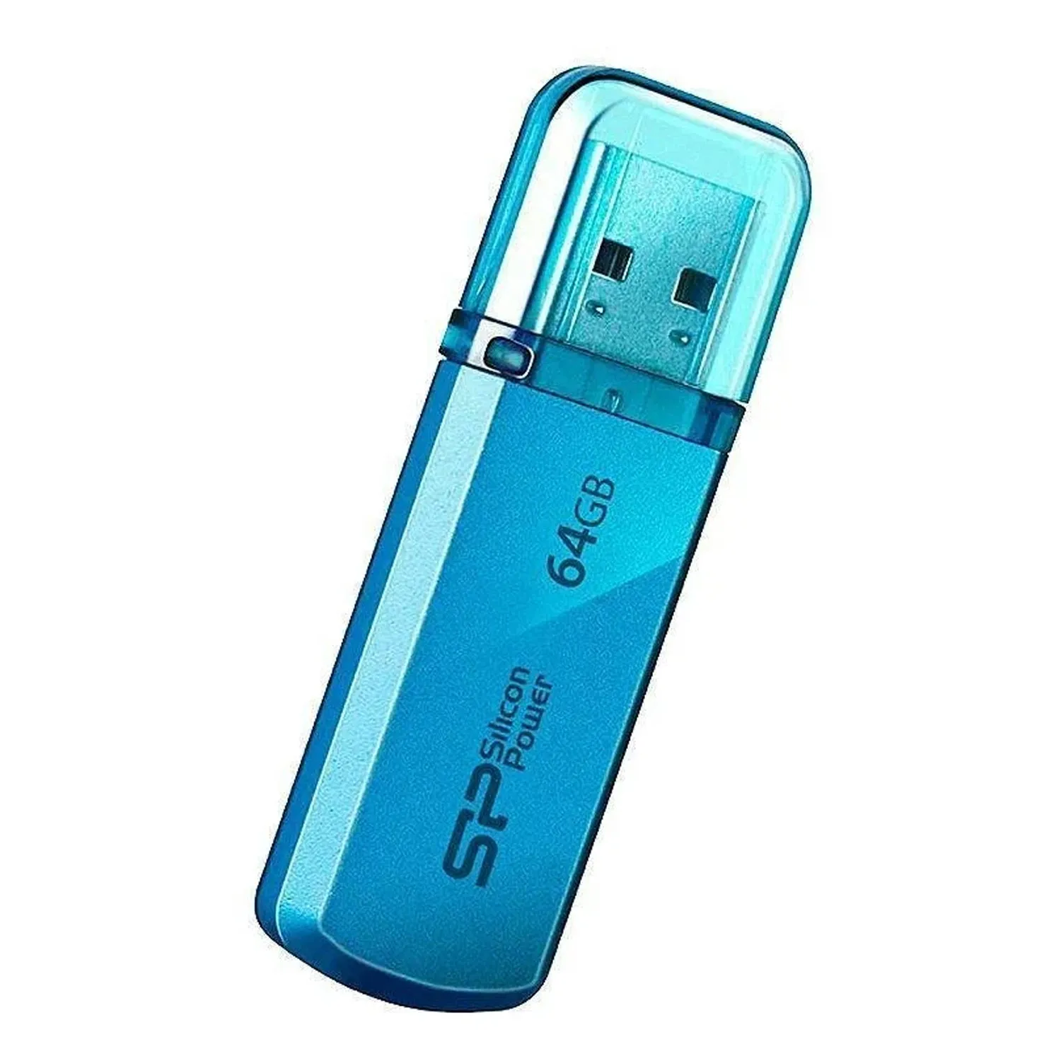Флеш-накопитель USB 64GB Silicon Power Helios 101 (голубой)
