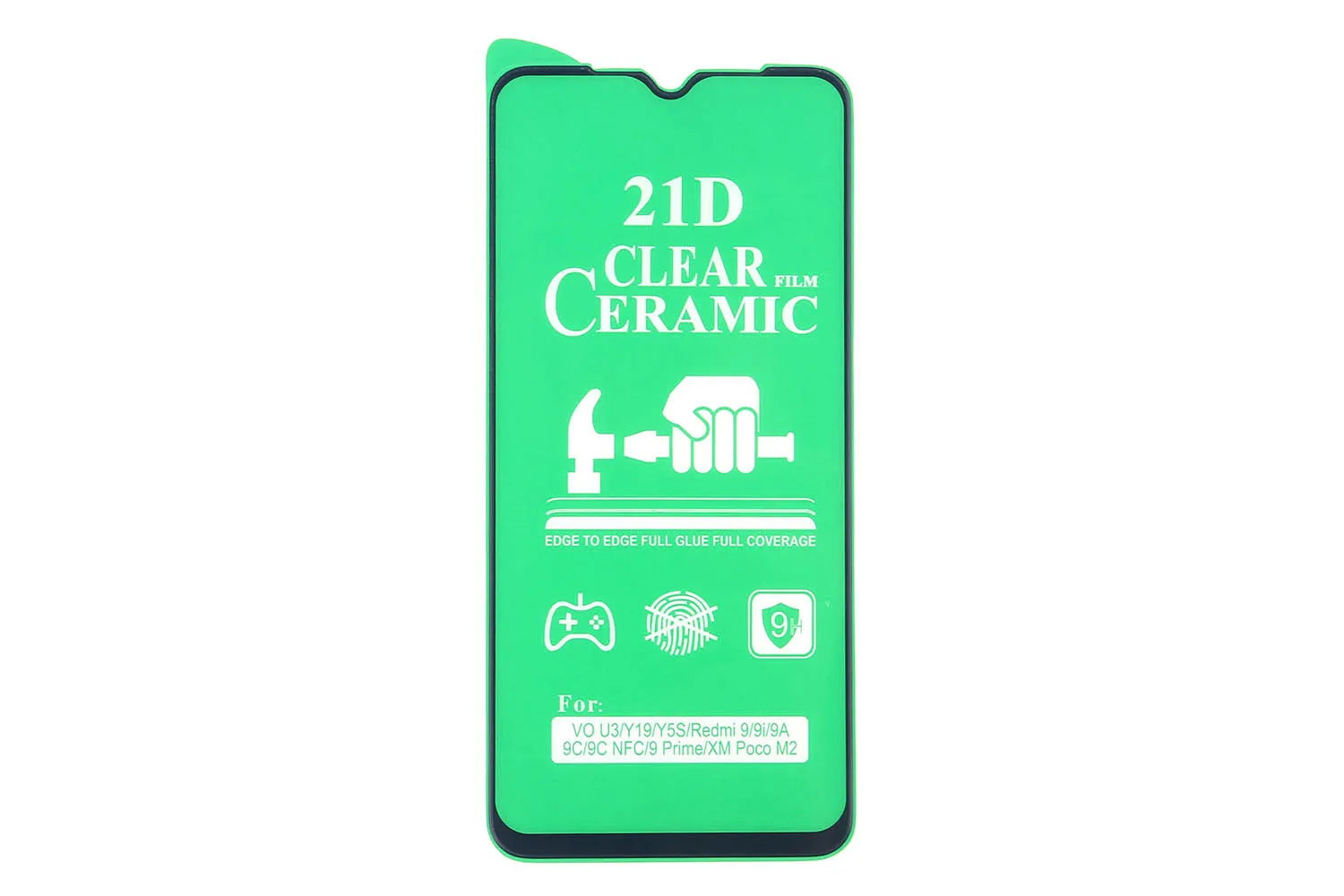 Противоударное стекло/пленка керамическое Ceramic Xiaomi Redmi 9A, 9C, 10A, Samsung Galaxy A70