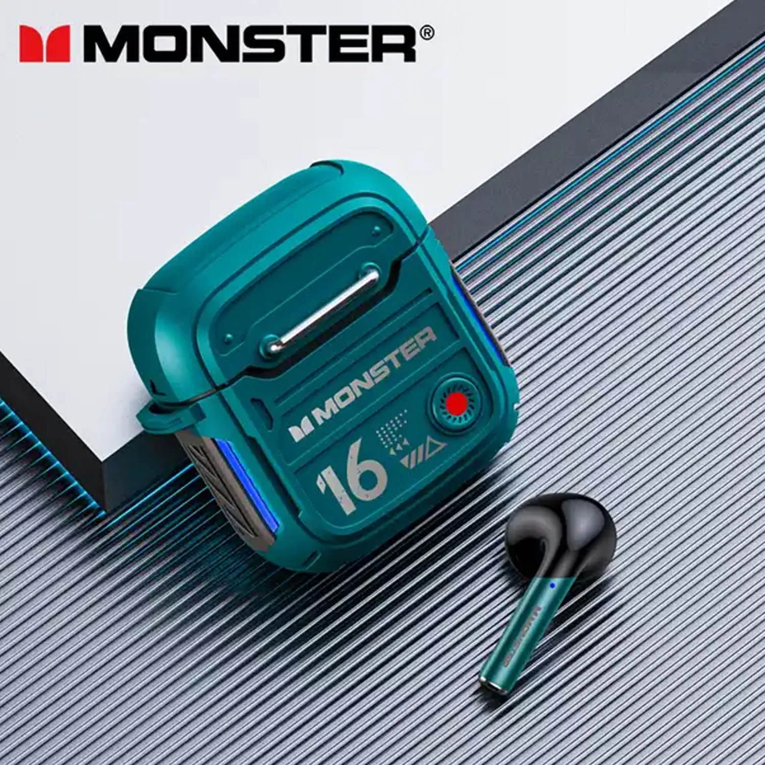 Беспроводные наушники Monster XKT16 (зеленый) 