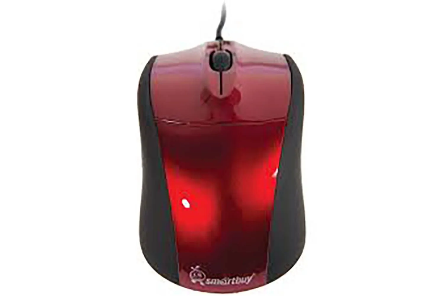 Мышь проводная SmartBuy 325, красная, USB. Разрешение: 1000 dpi. Кнопок: 2 + колесо прокрутки. Опти