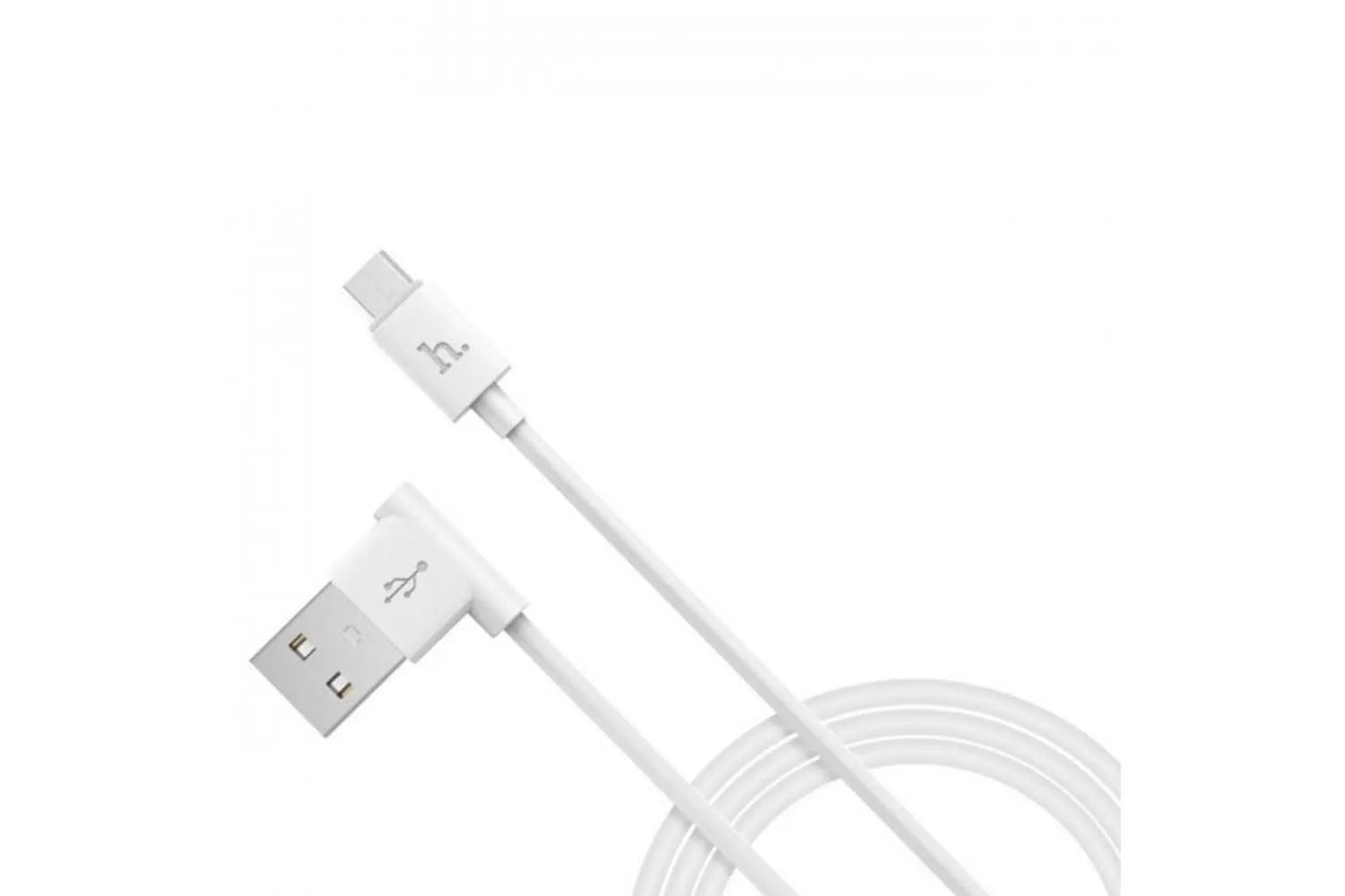 Кабель USB - MicroUSB HOCO UPM10 L shape, 1,2 метра (белый)