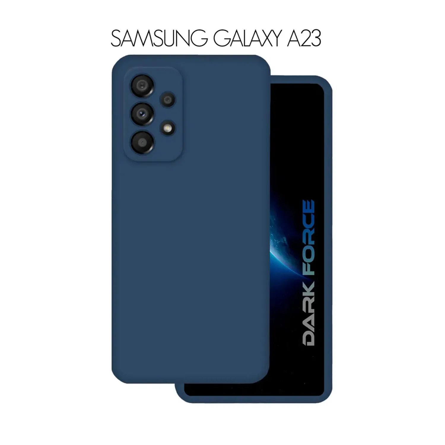 Силиконовый чехол FASHION CASE Samsung Galaxy A23 (темно-синий)