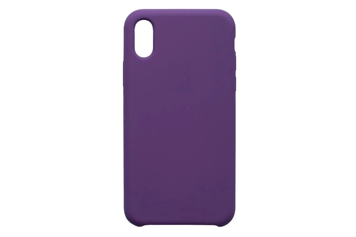 Чехол силиконовый для Apple iPhone X, Apple iPhone Xs (пурпурный)