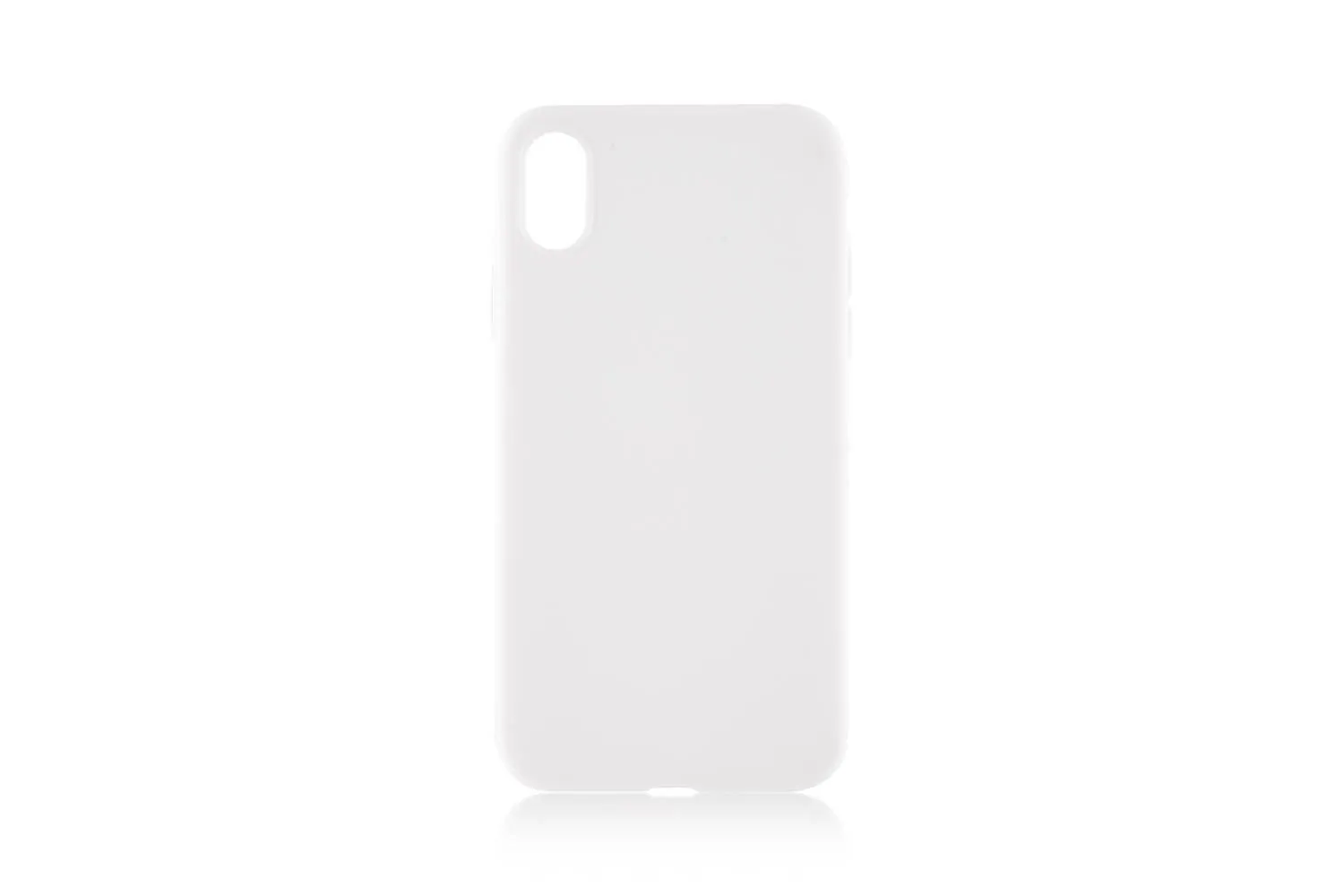 Чехол силиконовый для Apple iPhone Xr (белый)