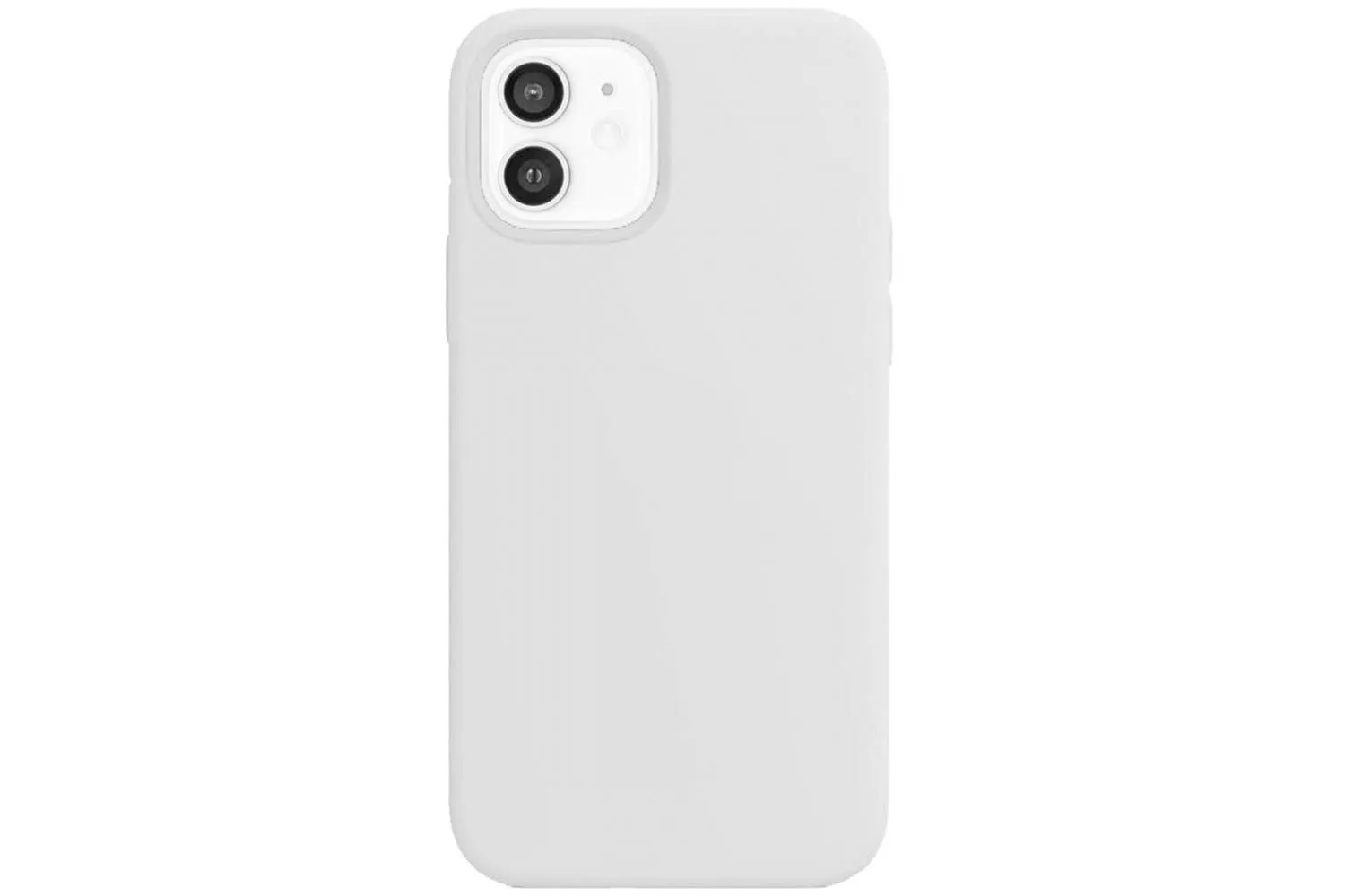Чехол силиконовый для Apple iPhone 12, 12 Pro (серый песок) 