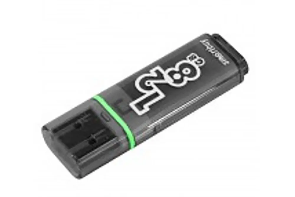 Флеш-накопитель USB 3.0 128GB SmartBuy Glossy (серый)