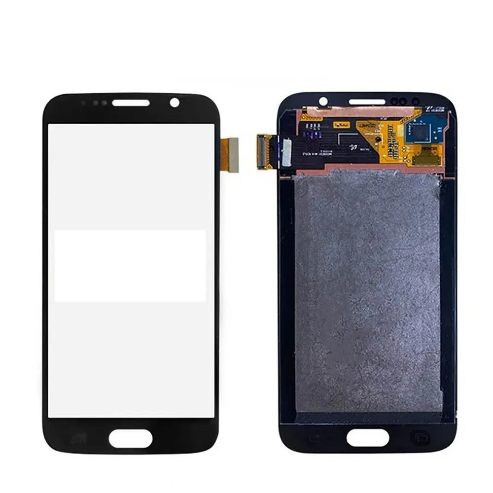 Дисплей Samsung Galaxy S6 SM-G920F в сборе (черный) Оригинал, цена с установкой в АСЦ