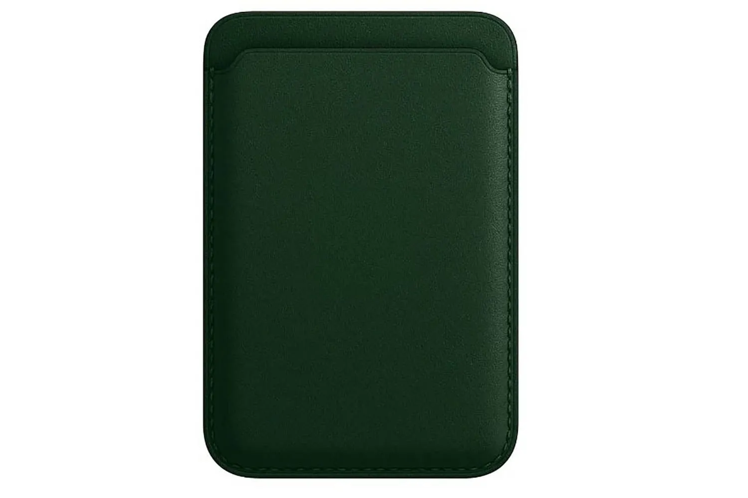 Кожаный Карт Холдер для Apple iPhone c Magsafe Leather Wallet (зеленый)