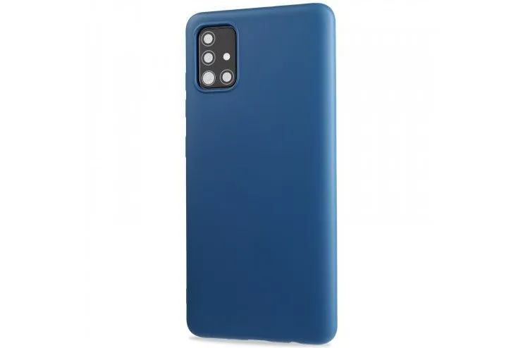 Силиконовый чехол кейс Samsung Galaxy A51 SM-A515F (синий)