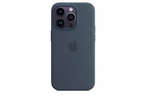 Кожаный чехол для Apple iPhone 12 Pro Max с MagSafe (синий)