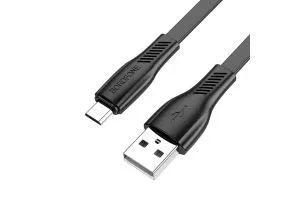 Кабель USB - Micro BOROFONE BX85 Auspicious, 1м (черный)