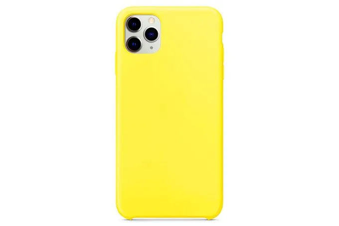 Чехол силиконовый для Apple iPhone 11 Pro (желтый)