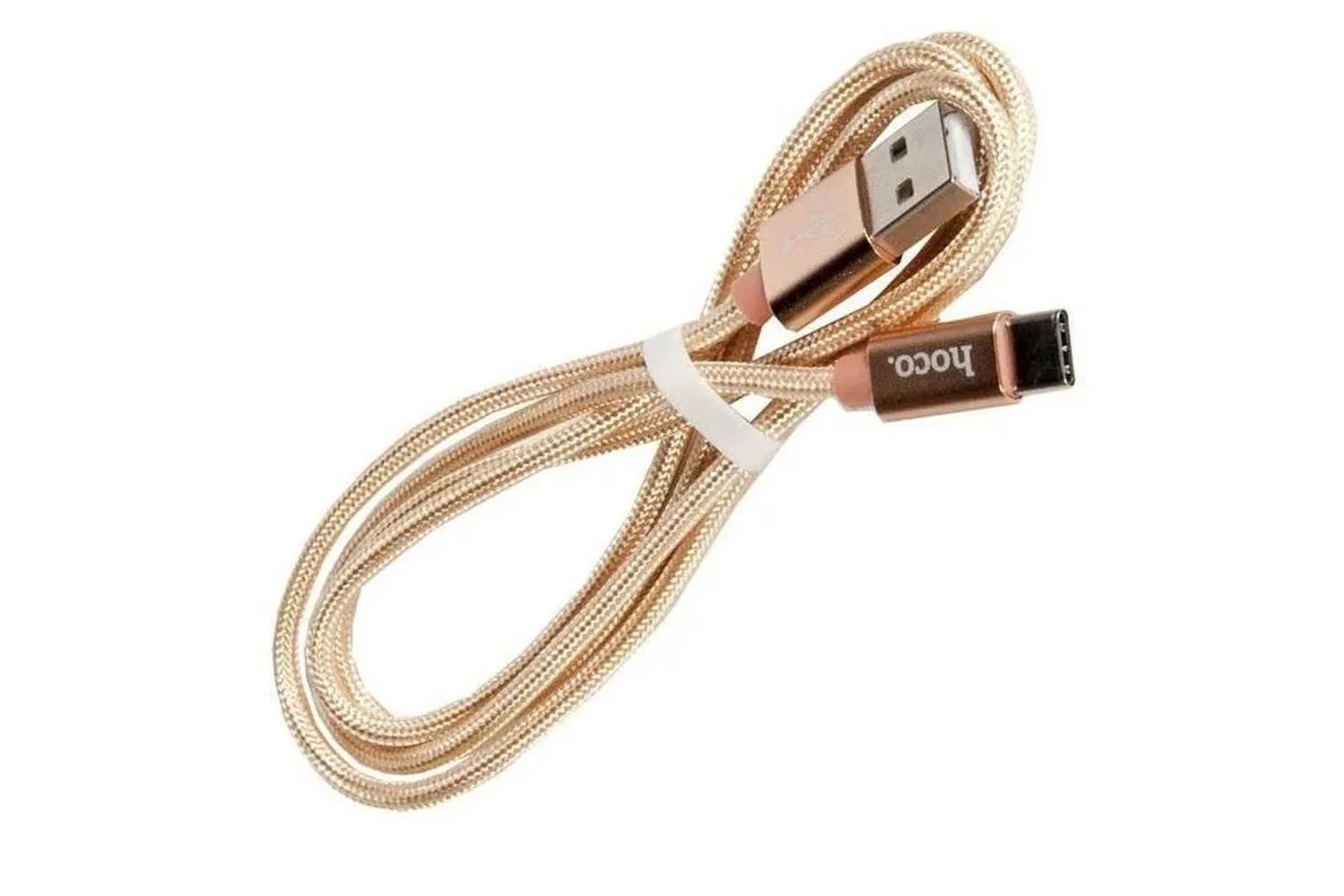 Кабель USB - Type-C HOCO X2 knitted (золото)
