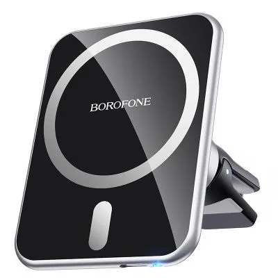Аавтомобильный держатель магнитный для Apple iPhone 12, 12 Pro, 12 Pro Max Borofone BH43 (черный)