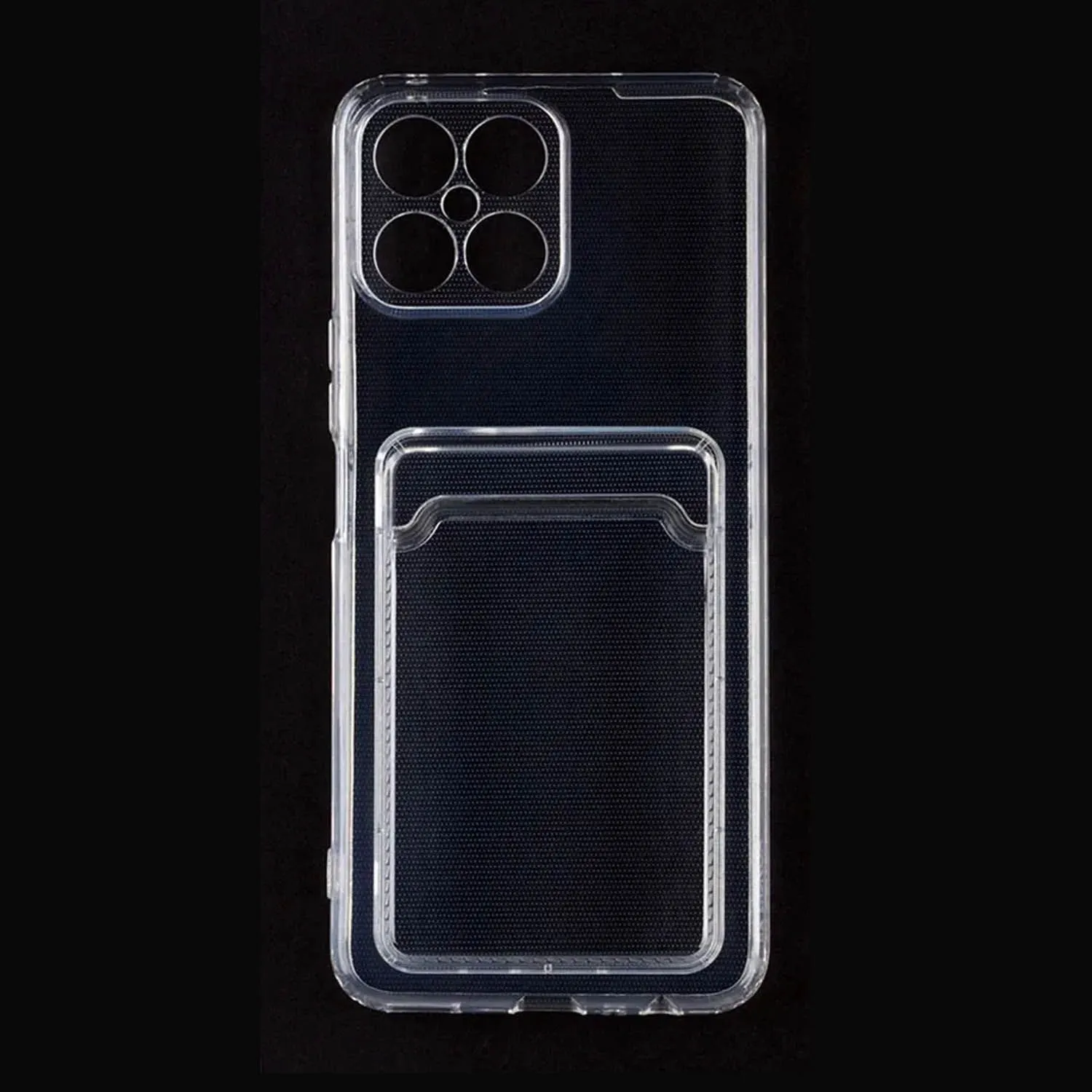 Силиконовый чехол с кармашком под карточку для Huawei Honor X8, Huawei Honor X30i