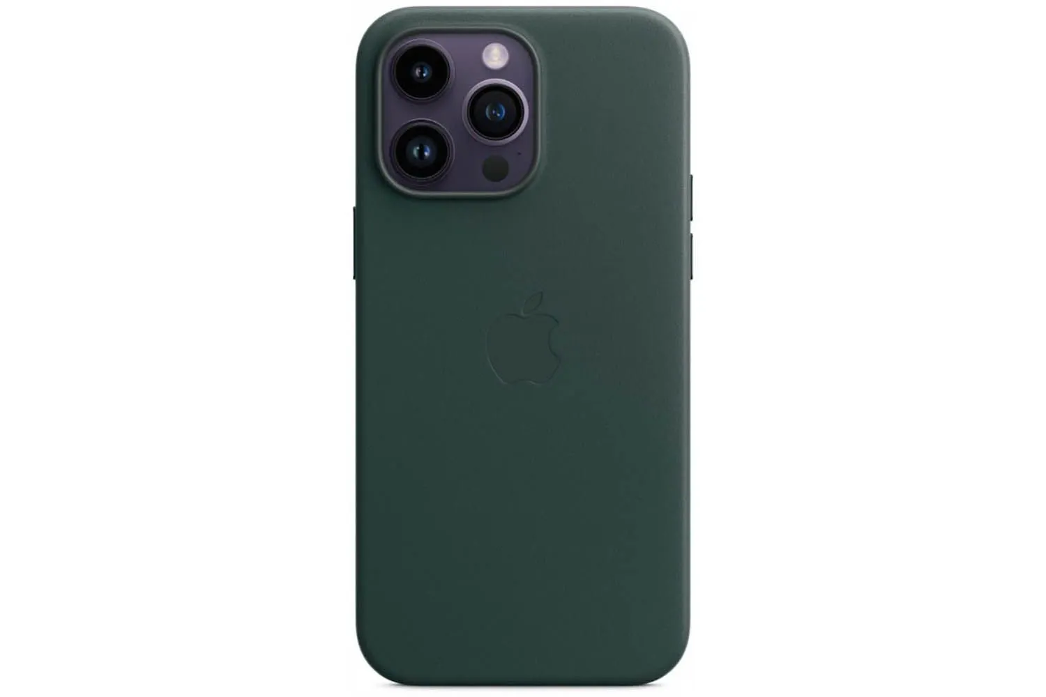 Кожаный чехол для Apple iPhone 14 Pro Max с MagSafe (зеленый)