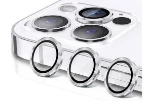 Защитные линзы для камеры Apple iPhone 13 Pro, 13 Pro Max (серебро)