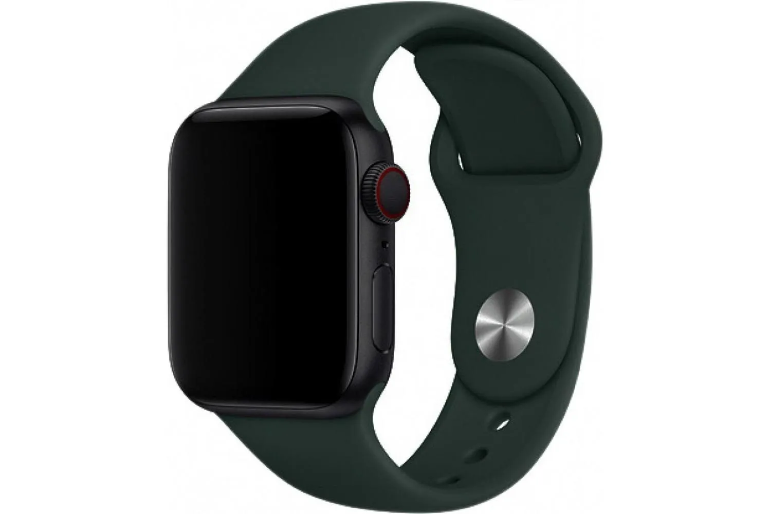 Ремешок силиконовый Apple Watch 38mm, 40mm, 41mm, ML (сине - зеленый)