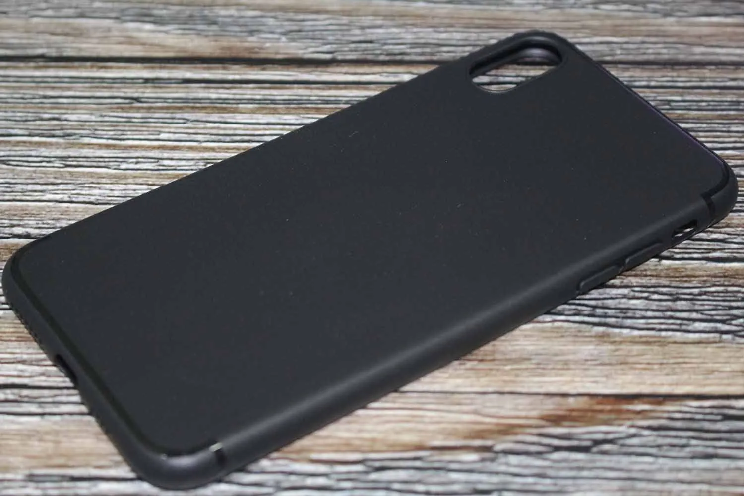 Чехол силиконовый для 1.2mm для Apple iPhone Xs Max Type 1 (черный)