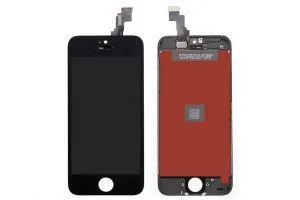Дисплей Apple iPhone 5S, Apple iPhone SE в сборе с сенсором (черный)