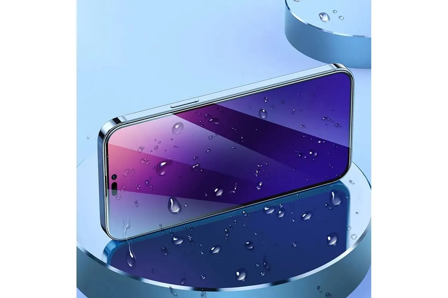 Противоударное закаленное стекло HOCO Apple iPhone 14 Pro  Full HD G10 anti-static (черный)