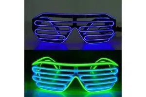 Светодиодные очки с блоком питания (цвет в ассортименте)