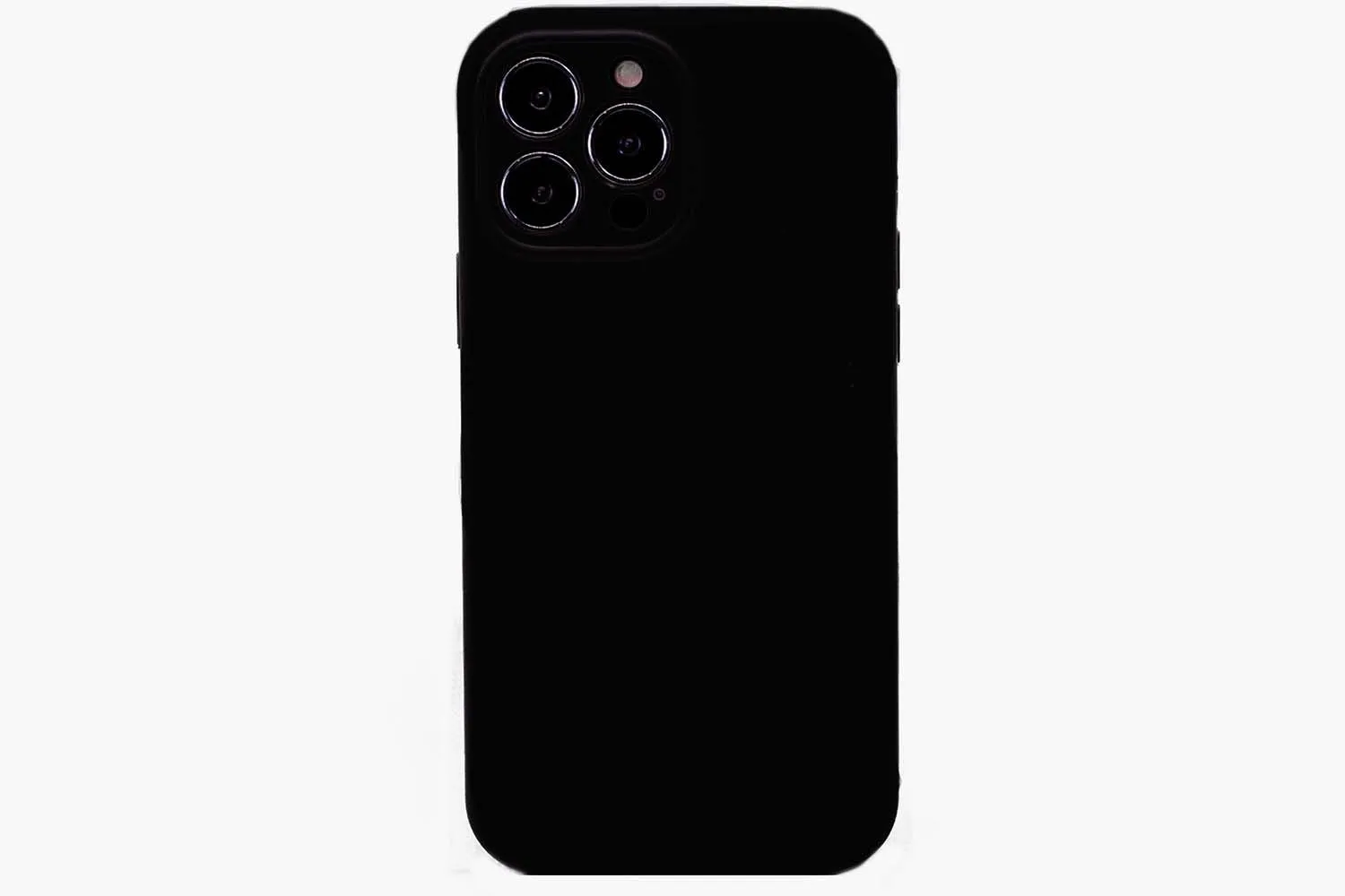 Чехол силиконовый с защитой камеры для Apple iPhone 12 Pro (чёрный)