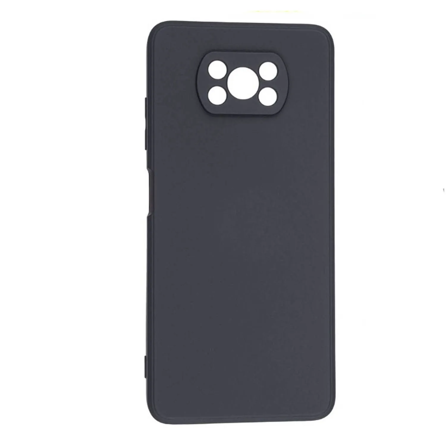 Силиконовый чехол FASHION CASE Xiaomi POCO X3 (черный)
