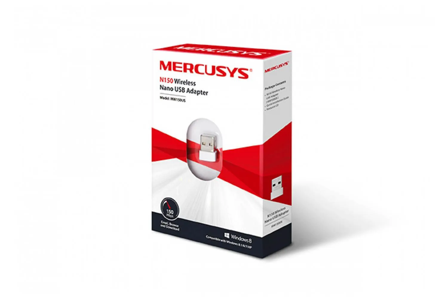 Сетевой адаптер WiFi Mercusys MW150US USB 2.0