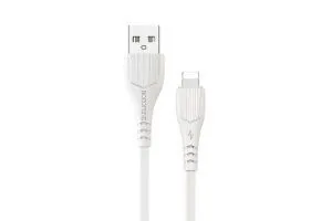 Кабель USB - Lightning BOROFONE BX37 Wieldy 2.4А, 1м (белый)