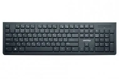 Клавиатура беспроводная SmartBuy 206, USB, slim (черный)