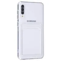 Силиконовый чехол с кармашком под карточку Samsung Galaxy A50